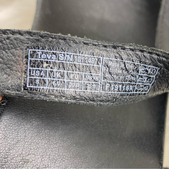 TEVA ARRABELLE WEDGE SANDALS VELCRO STRAPS SIZE 8 WOMAN - Picture 12 of 12